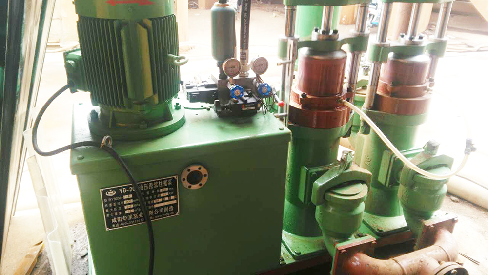 液壓泥漿柱塞泵在印染廠(chǎng)使用現場(chǎng)