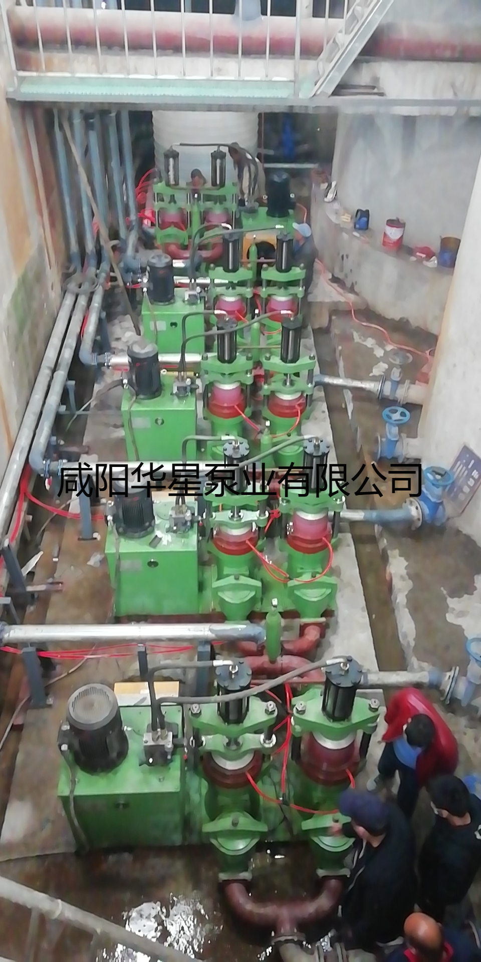 紡織廠(chǎng)使用YBH300節能柱塞泵現場(chǎng)