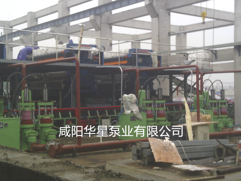 柱塞泥漿泵污水處理使用現場(chǎng)