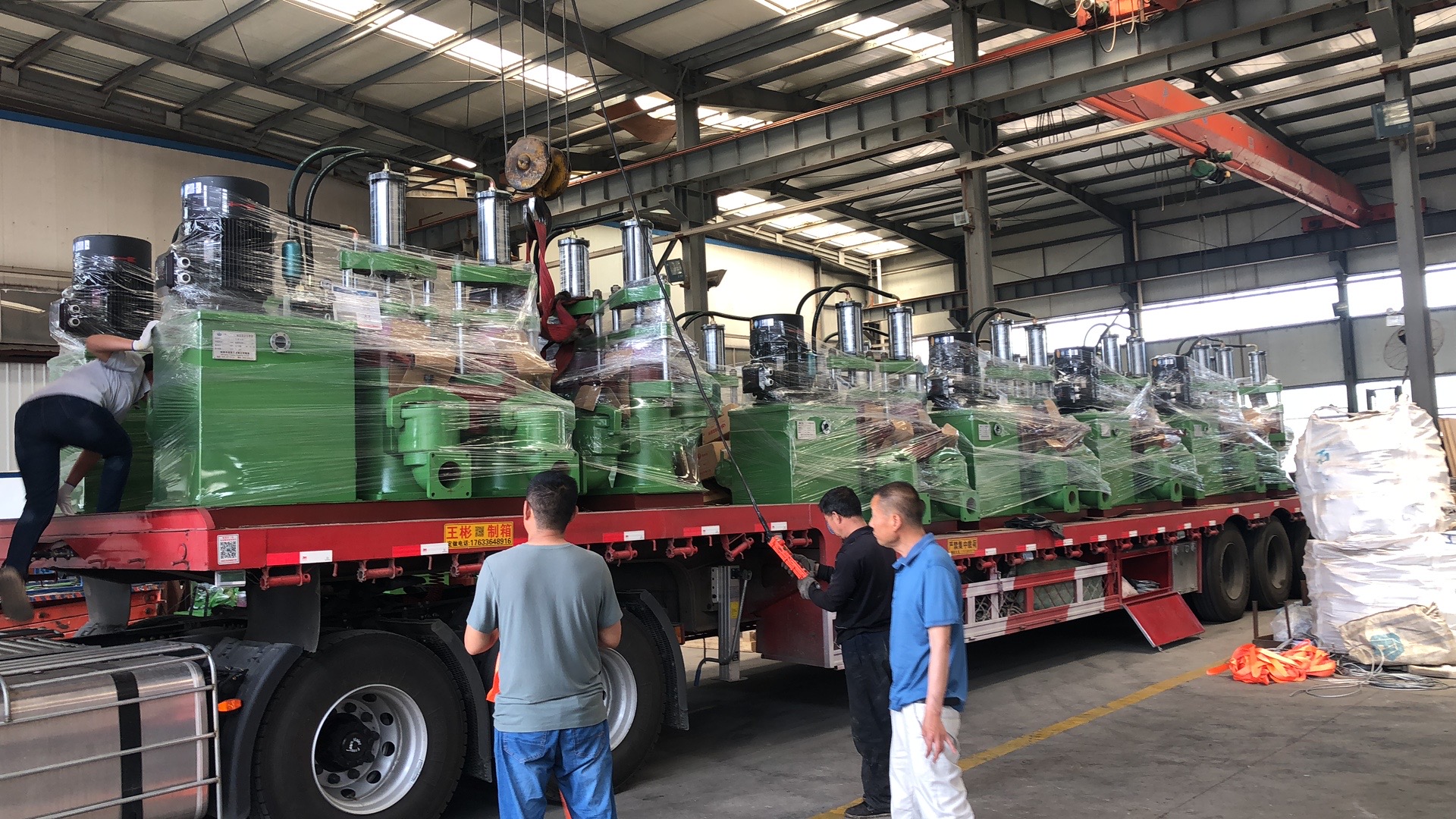 12臺壓濾機專(zhuān)用節能泵發(fā)貨視頻